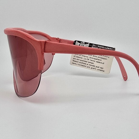 Brevettato Baruffaldi Pink Frame Pink Anti Fog Shield Wrap Sunglasses w/ Case main image 14